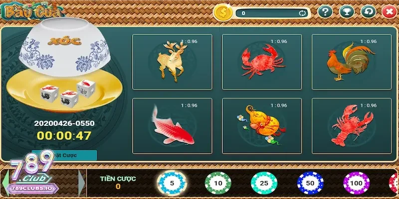 Bầu cua tôm cá là trò chơi dân gian của Việt Nam