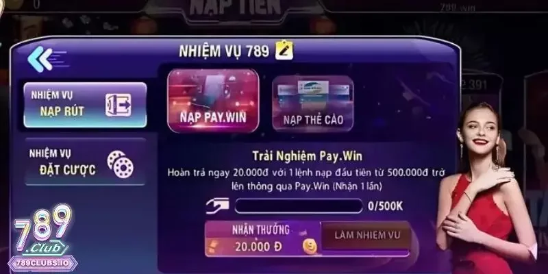Thưởng nạp lần đầu tiên cho thành viên